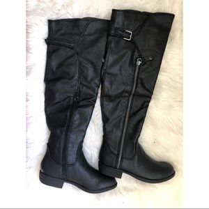 New in box ANA black over the knee boots S Z 8